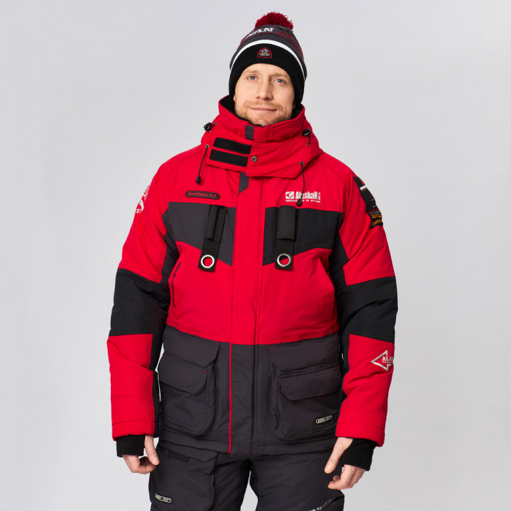 Костюм зимний Alaskan NewPolar 2.0 красный/серый/черный  L